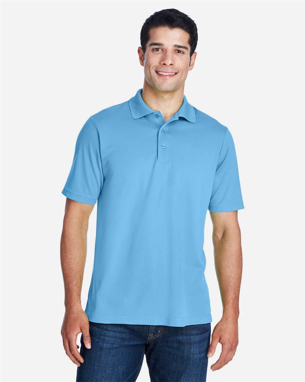 CORE365 88181 Men's Origin Performance Piqué Polo in Columbia Blue