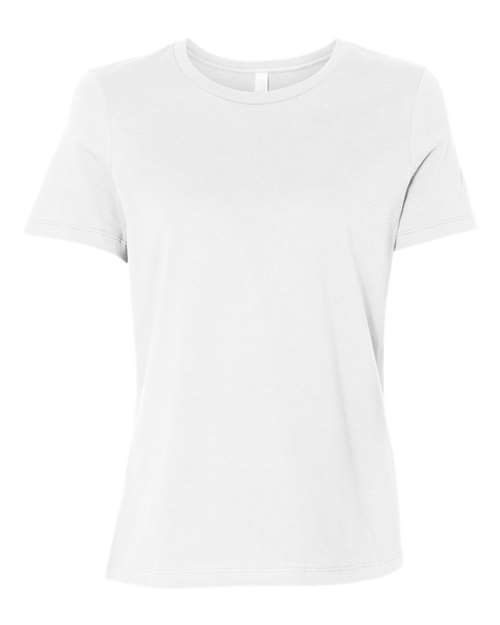 BELLA+CANVAS 6400 Women's Relaxed Jersey Tee - White
