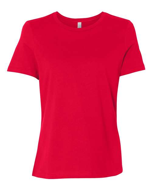BELLA+CANVAS 6400 Women's Relaxed Jersey Tee - Red