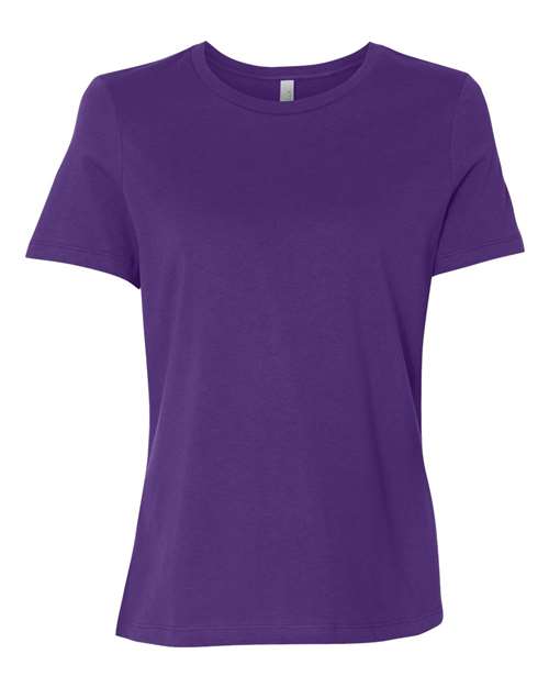 BELLA+CANVAS 6400 Women's Relaxed Jersey Tee - Team Purple