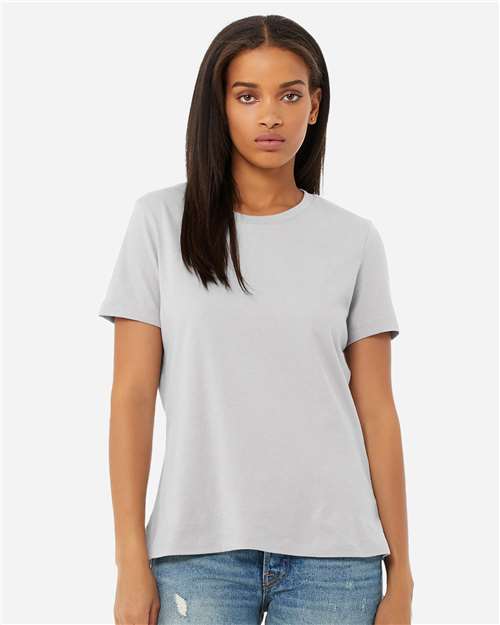 BELLA+CANVAS 6400 Women's Relaxed Jersey Tee - Solid Athletic Grey